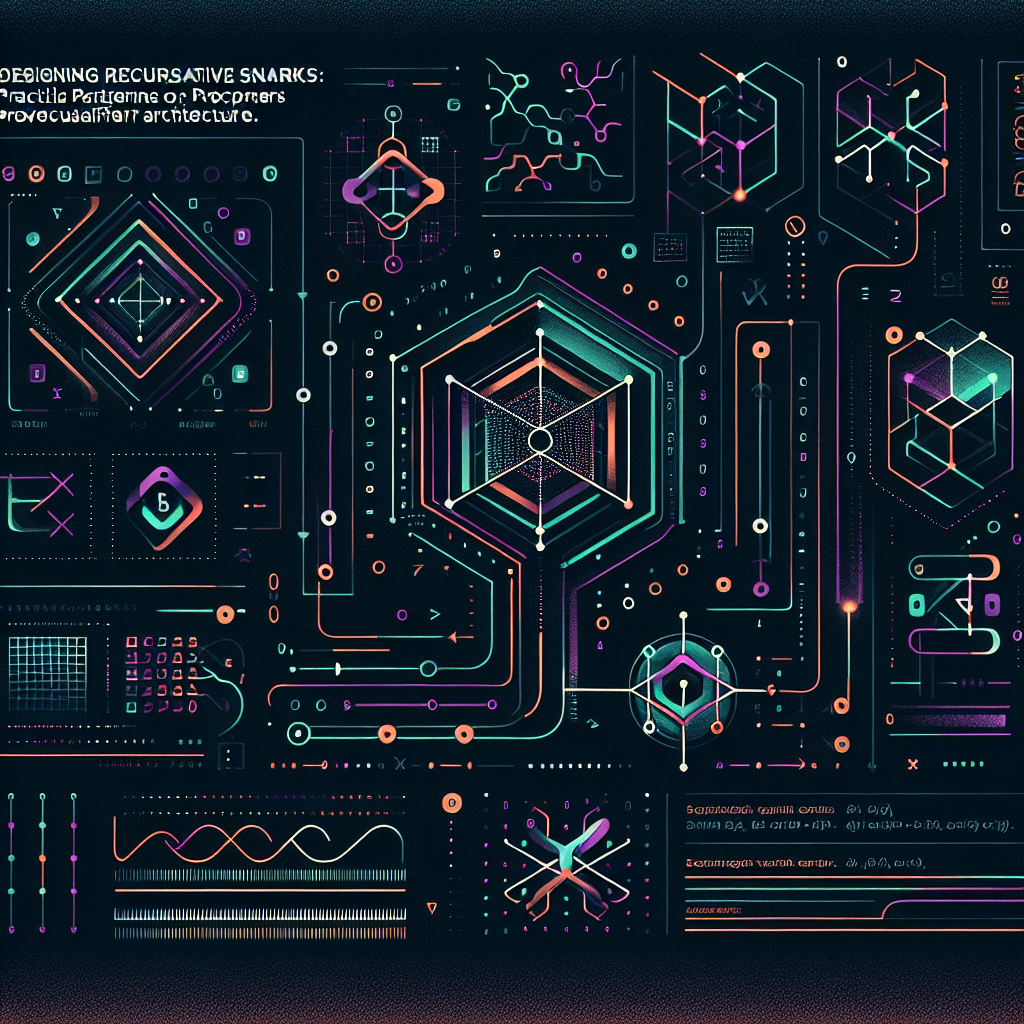 Illustration for Designing Recursive SNARKs: Practical Patterns for Prover/Verifier Architecture